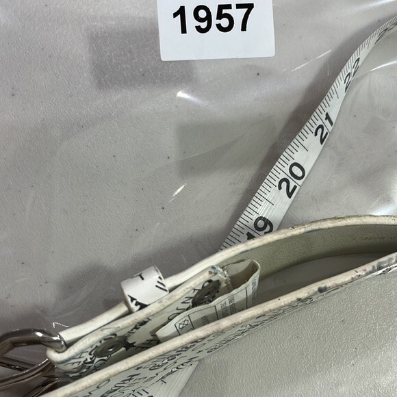 Hurley Enjoy The Feeling Belt White Size Large - Picture 8 of 8